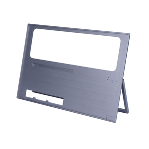 Usinagem CNC da concha de monitor portátil de 13,3 polegadas feita de liga de alumínio com suporte e posições de orifício personalizáveis